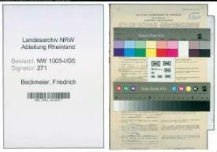 Entnazifizierung Friedrich Beckmeier , geb. 09.02.1895 (Monteur)