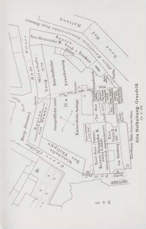 Alte Hofhaltung: Grundriß