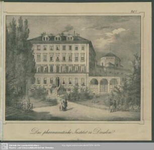 Das pharmaceutische Institut zu Dresden
