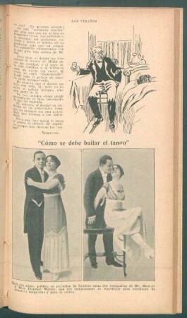 "Como se debe bailar el tango" - [Ilustración]