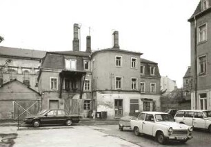 Dresden-Neustadt, Bautzner Straße 13b. Nebengebäude. Hofansicht