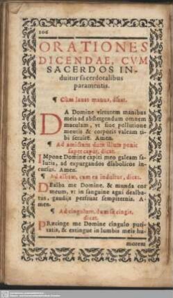 Orationes Dicendae, Cum Sacerdos Induitur sacerdotalibus paramentis