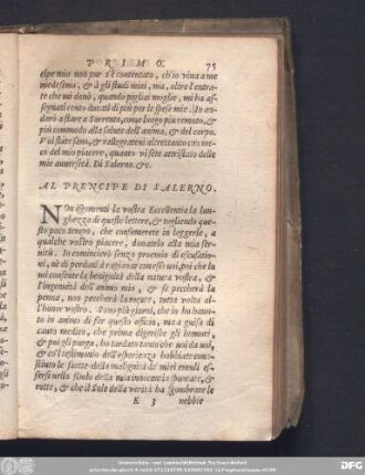 Al Prencipe Di Salerno.