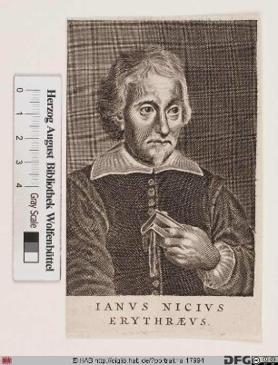 Bildnis Gian Vittorio Rossi (lat. Janus Nicius Erythraeus)