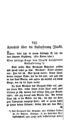 Katechese über die Aufopferung Isaaks