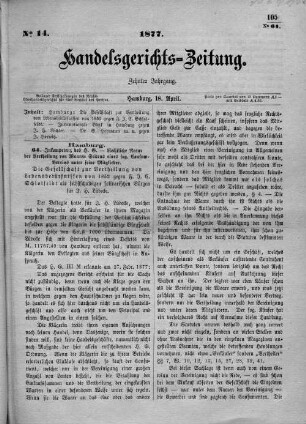 No. 14. 18. April 1877