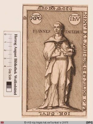 Bildnis Johann Tauler