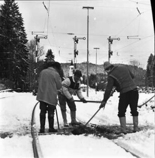 Winterdienst bei der Bahn