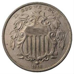 Münze, 5 Cent, 1868