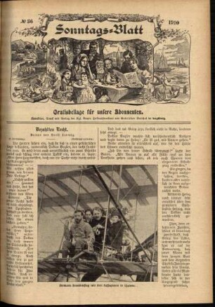 Ausgabe vom Sonntag, den 04. September 1910.