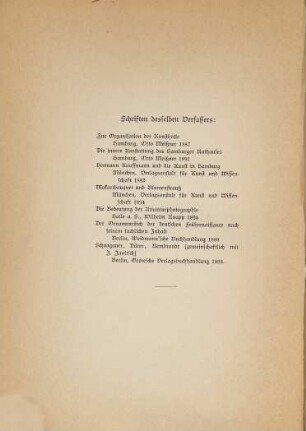 Wege und Ziele des Dilettantismus