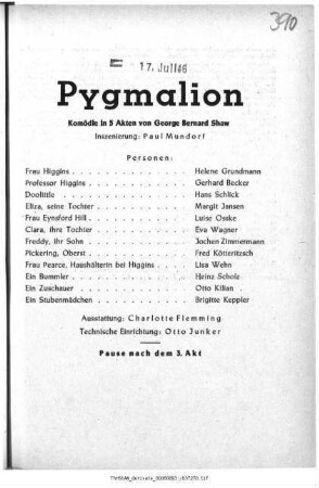 Pygmalion