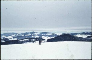 Blick auf Belchen und Vogesen