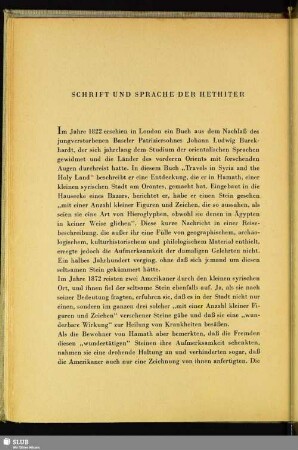 Schrift Und Sprache Der Hethiter