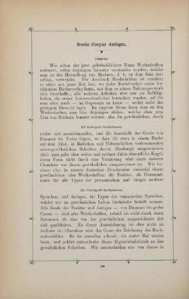 Breite Corpus Antiqua