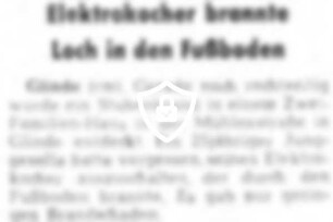 Elektrokocher brannte Loch in [Name maskiert]