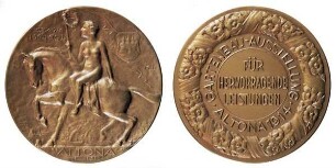 Medaille zur Gartenbauausstellung