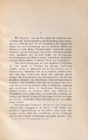 Über die Bewegungsvorgänge am menschlichen Herzen