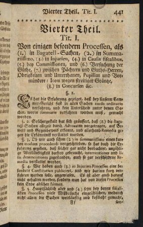 441-576, Vierter Theil.