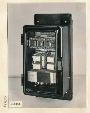 Fernmessanlage, Impulsezeiger geschlossen; Foto 1954