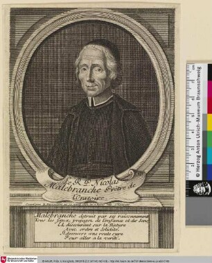 Le R. P. Nicolas Malebranche