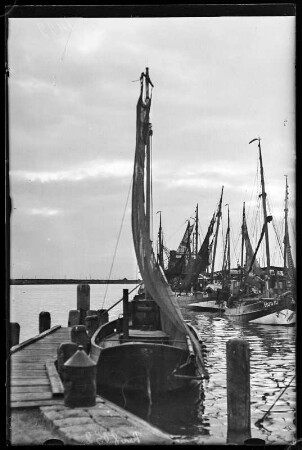 Husum. Hafen mit Fischerbooten