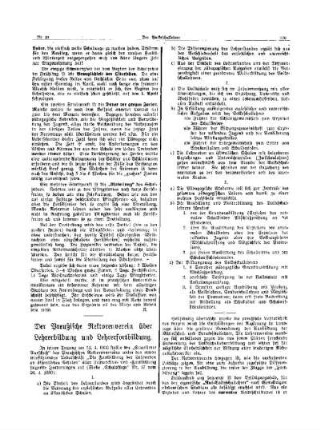 Der Preußische Rektorenverein über Lehrerbildung und Lehrerfortbildung