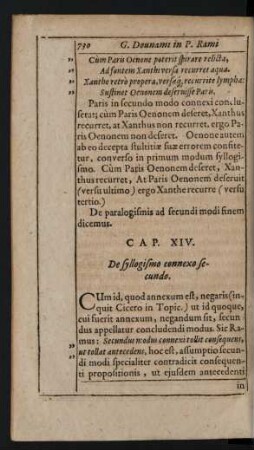 Cap. XIV. De syllogismo connexo secundo.