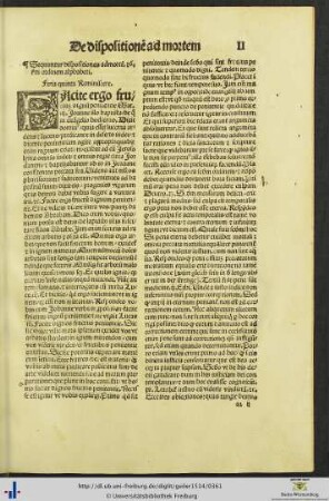 De dispositione ad mortem