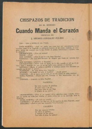 Cuando manda el corazón