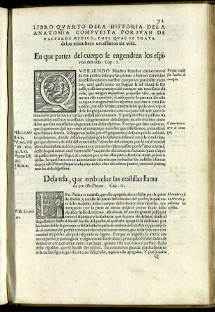 El Libro Quarto tiene IX. Capitulos.