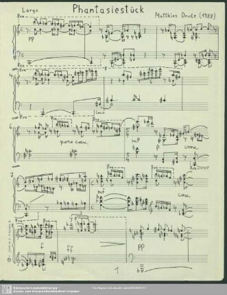 Phantasiestück : (1988)