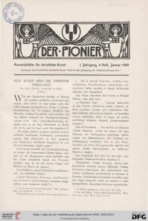 4. Heft, Januar 1909
