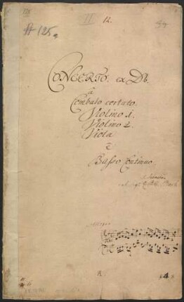 Konzerte; cemb, strings, bc; d-Moll; BWV 1052