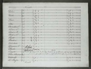 Rezitativ der Zayda (Zayde), Beginn 3. Szene. Partitur (Band II)