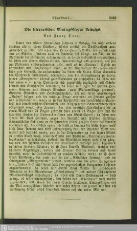 Die literarischen Eintagsfliegen Leipzigs