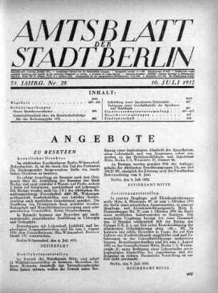 1932,28: Nr. 28, 10. Juli 1932