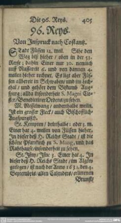96. Reys. Von Inspruck nach Costanz