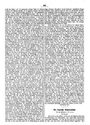Die ärztliche Schulaufsicht. (Fortsetzung)
