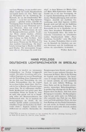 2: Hans Poelzigs deutsches Lichtspieltheater in Breslau