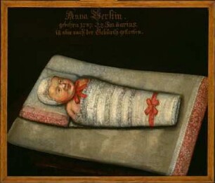 Gemälde "Anna Kerstin" (*/† 1787)