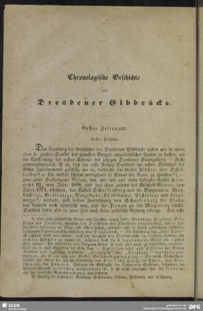 Erster Zeitraum. Erster Holzbau