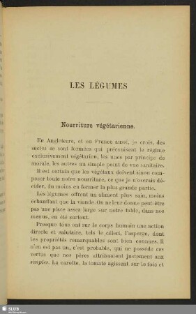 Les Légumes