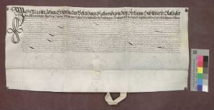 Johann Konrad Jordan als Vogt des Andreas Woll verkauft dem Basler Domherrn Trudpert von Roggenbach ein Haus zu Freiburg.
