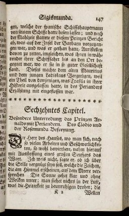 Sechzehntes Capitel. - Zwanzigstes Capitel.