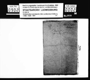 Anstände und Nachfragen sowie Notizen [v.a. des Topographen Paulus und des Oberstudienrats Stälin] zum Manuskript der OAB