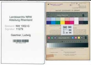 Entnazifizierung Ludwig Gaertner, geb. 09.05.1892 (Gastwirt)