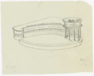 Stand der Fa. Seibt auf der Funkausstellung 1933, Berlin (?): Perspektivische Ansicht