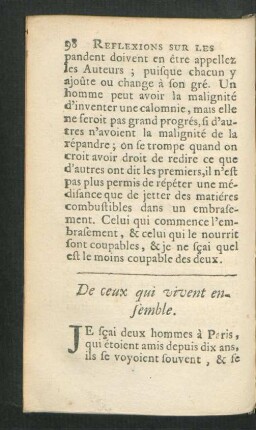 De ceux qui vivent ensemble.