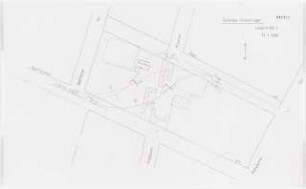 Straßenkonzept für den Zentralen Bereich, Berlin Schinkelwettbewerb 1983: Teil-Lageplan 1:1000